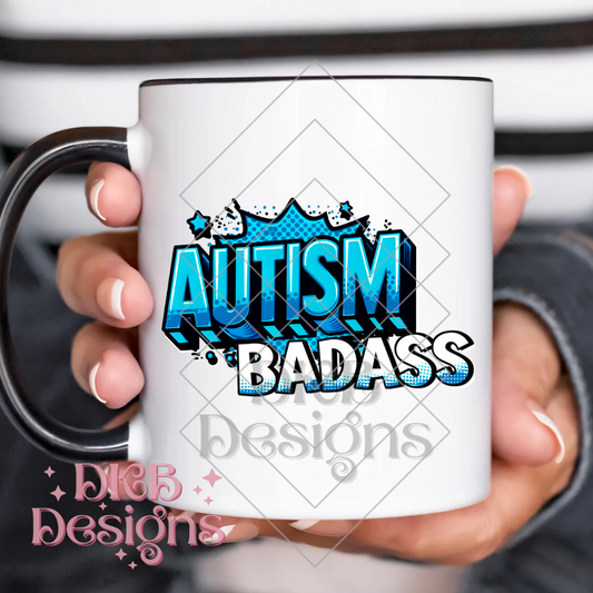 Autism badass UV DTF