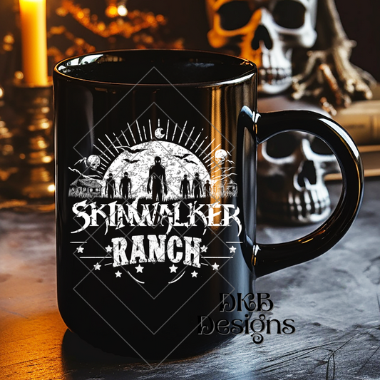 Skinwalker ranch white UV DTF