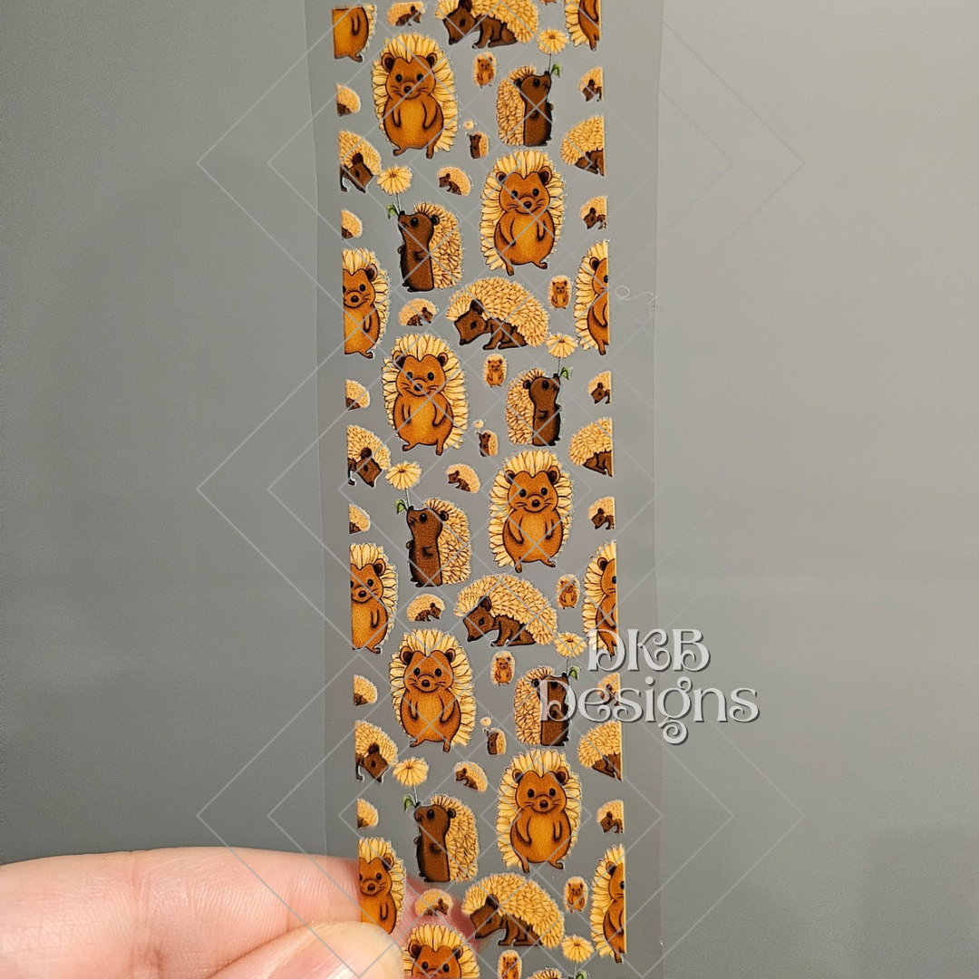 Flower hedgehog UV DTF